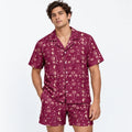 [MEN-COR] Pijama Andiie caballero manga corta + short, frente