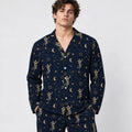 [MEN-LAR] Pijama Gera caballero manga larga + pantalón, frente
