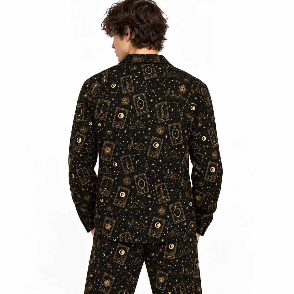 [MEN-LAR] Pijama Pato caballero manga larga + pantalón, espalda