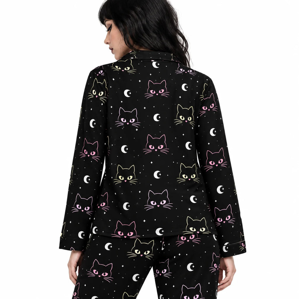 [WOM-LAR] Pijama Raiza dama manga larga + pantalón, espalda