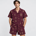 [MEN-COR] Pijama Umbral caballero manga corta + short, frente