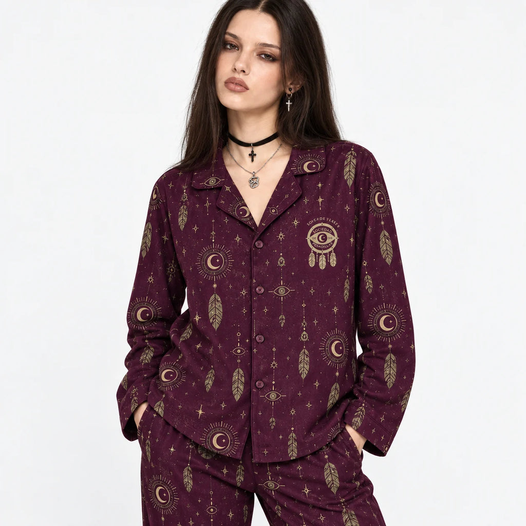 [WOM-LAR] Pijama Umbral dama manga larga + pantalón, frente